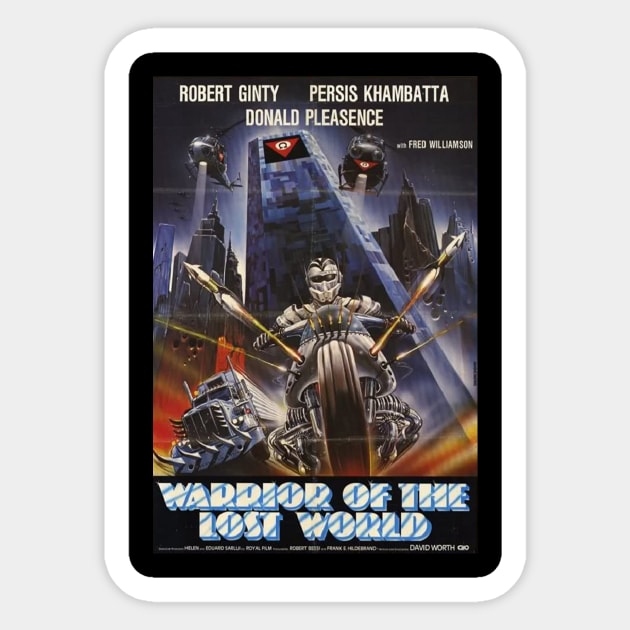 Warrior of the Lost World Sticker by Starbase79